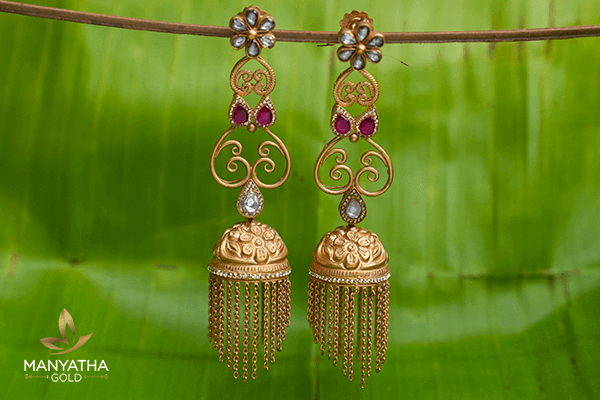gold Earrings designs 
