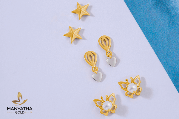 gold Earrings designs 