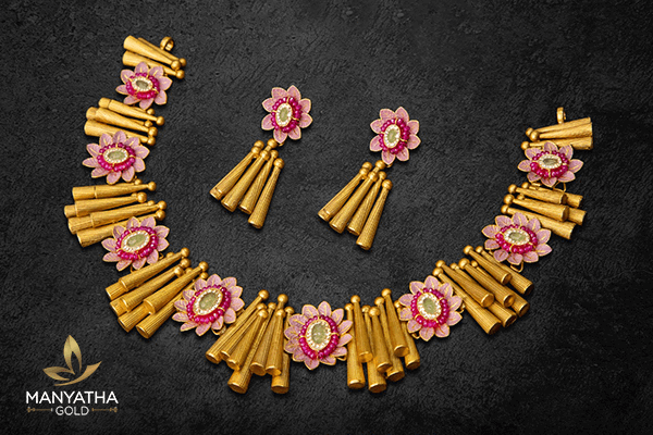 gold necklace designs 